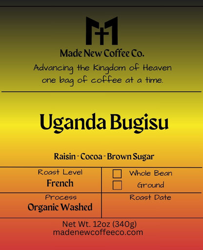 Organic Uganda Bugisu French Roast